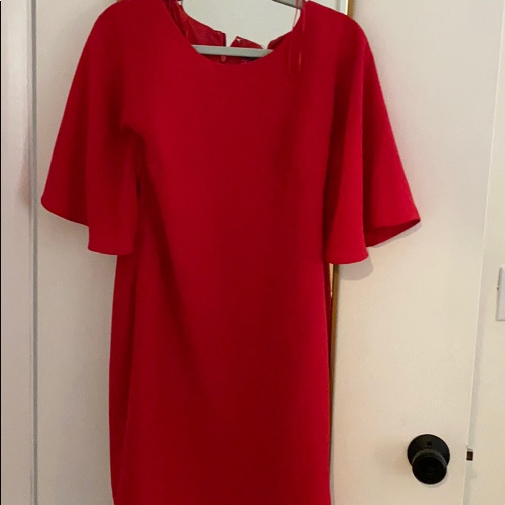Vince Camuto cape dress